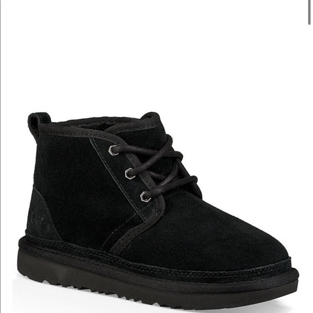 Brand New!! UGG® Kids' Neumel II Suede Booties (Gentle Used)